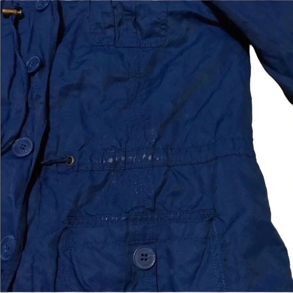 Chico’s Blue Lightweight Button Jacket 1 (Flawed) - Picture 2 of 8